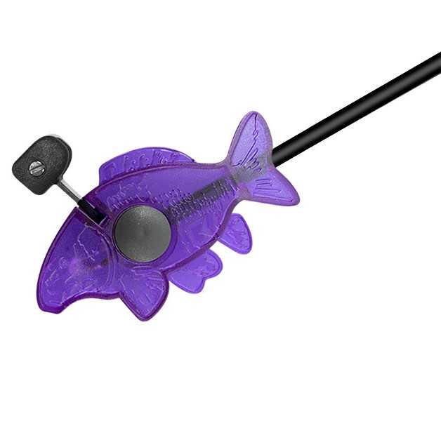 Delphin signalizátor s ramienkom carpy - fialová
