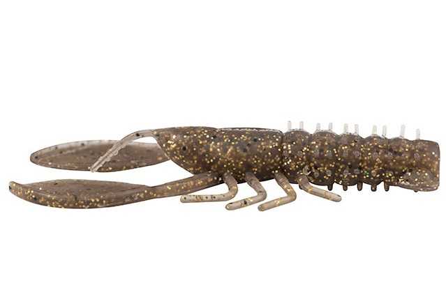 Fox rage gumová nástraha floating creature crayfish uv golden glitter - 7 cm 6 ks