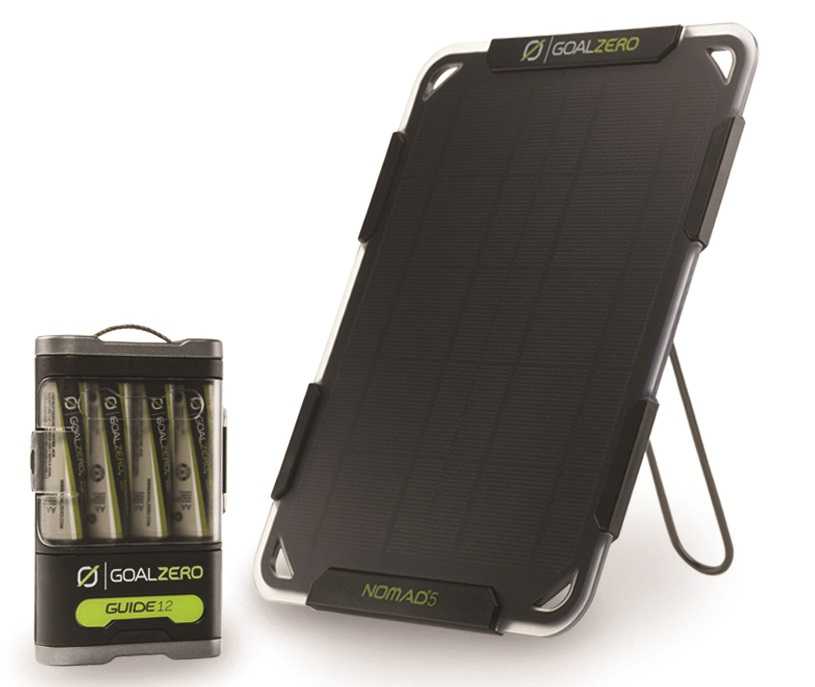 Goal zero solárny panel nomad 5 s batériovým boxom guide 12 solar kit