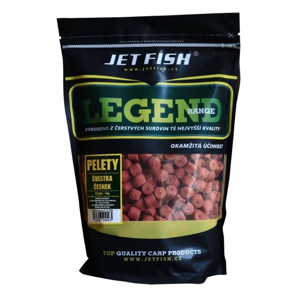 Jet fish pelety legend range 12 mm 1 kg-ananas n-butyric acid