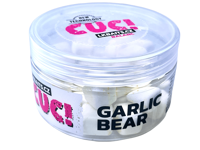Lk baits cuc nugget balanc fluoro 100 ml 10 mm - garlic bear