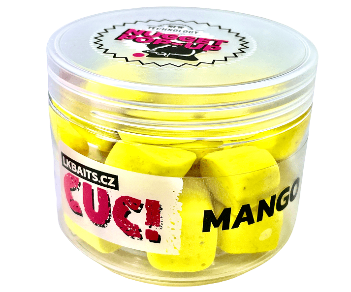 Lk baits cuc nugget pop-up fluoro 150 ml 17 mm - mango