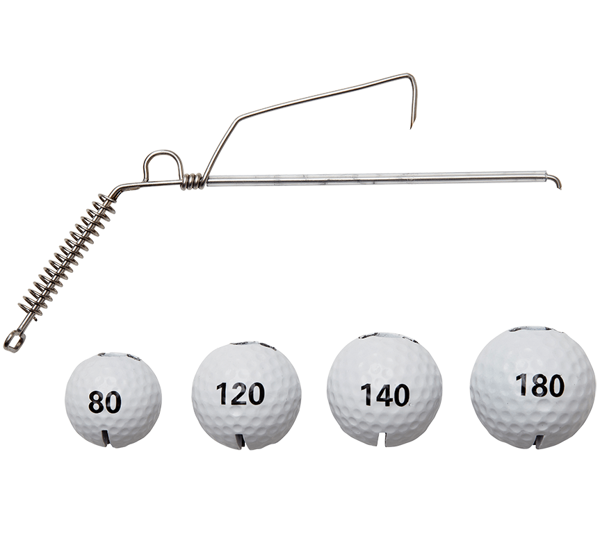 Madcat golf ball jig system anti snag - 80+120 g