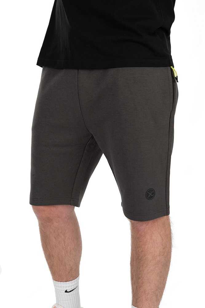 Matrix kraťasy black edition jogger shorts dark grey lime - xxxl