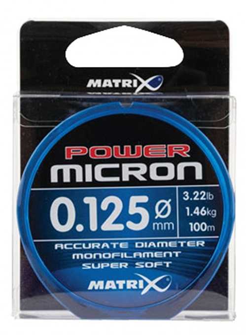 Matrix vlasec power micron číry 100 m-priemer 0