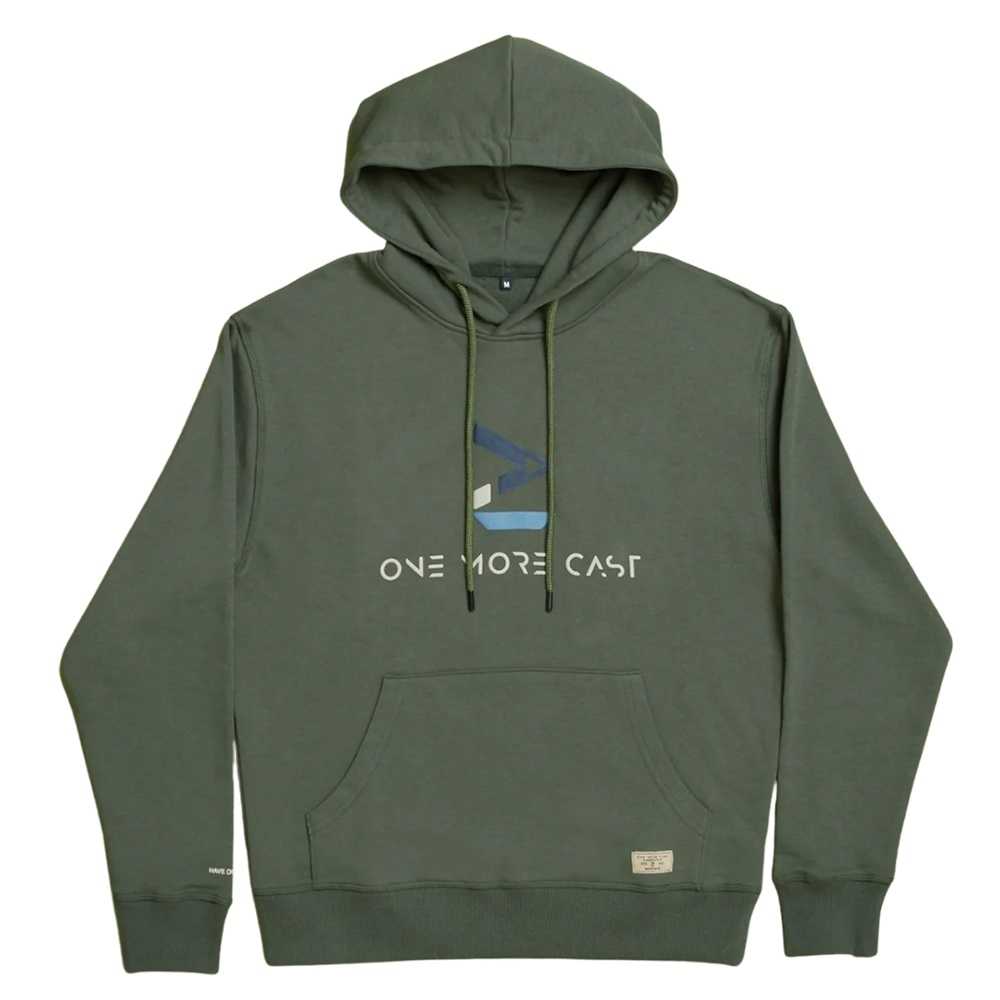 One more cast mikina omc big-eye forest green hoodie - xl
