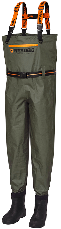 Prologic broďáky inspire chest bootfoot wader eva sole green - 42-43