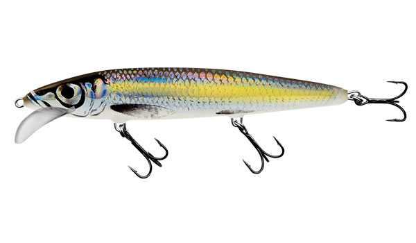 Salmo wobler floating silver chartreuse shad-9 cm 5