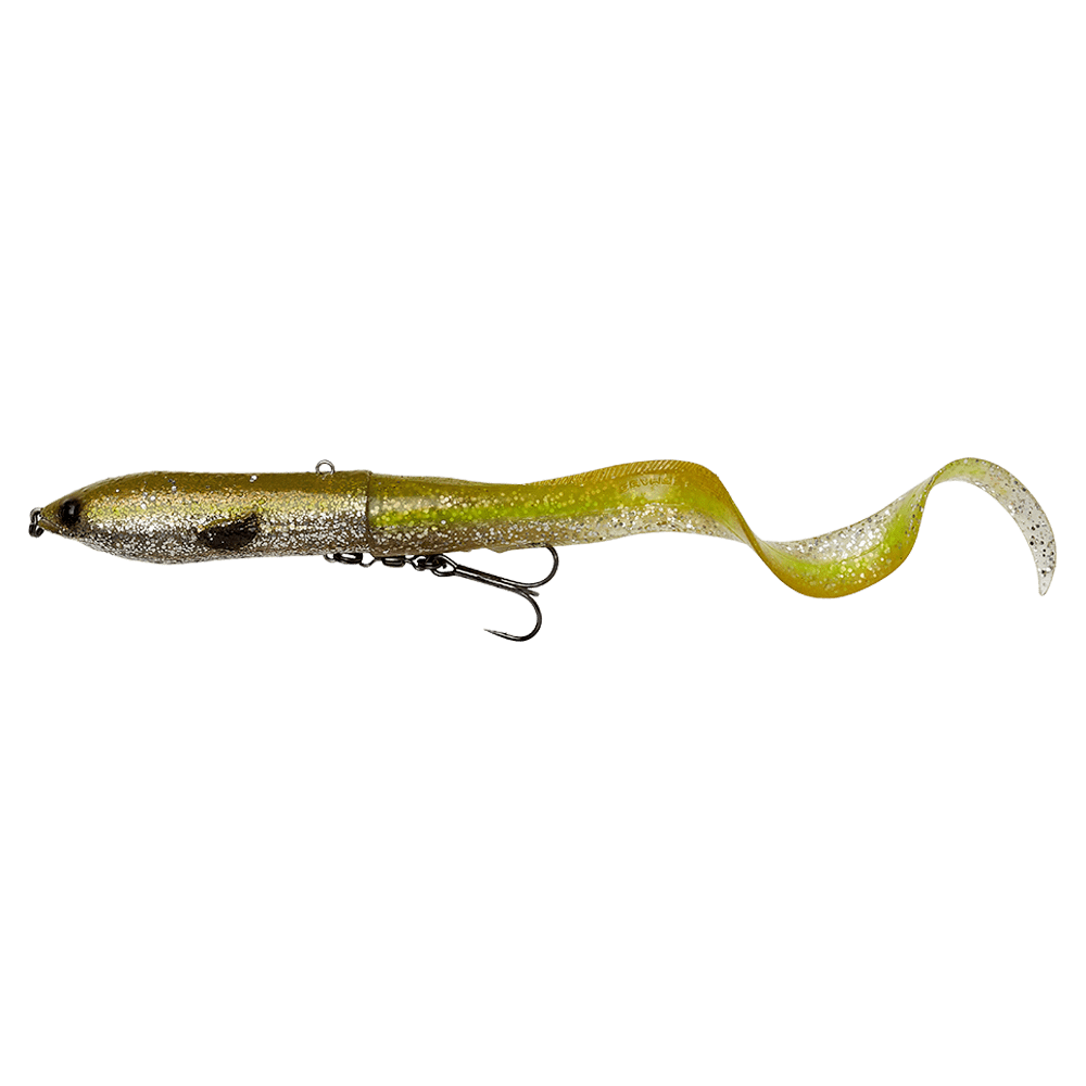 Savage gear 3d hard eel slow sinking green silver ayu 17 cm 50 g
