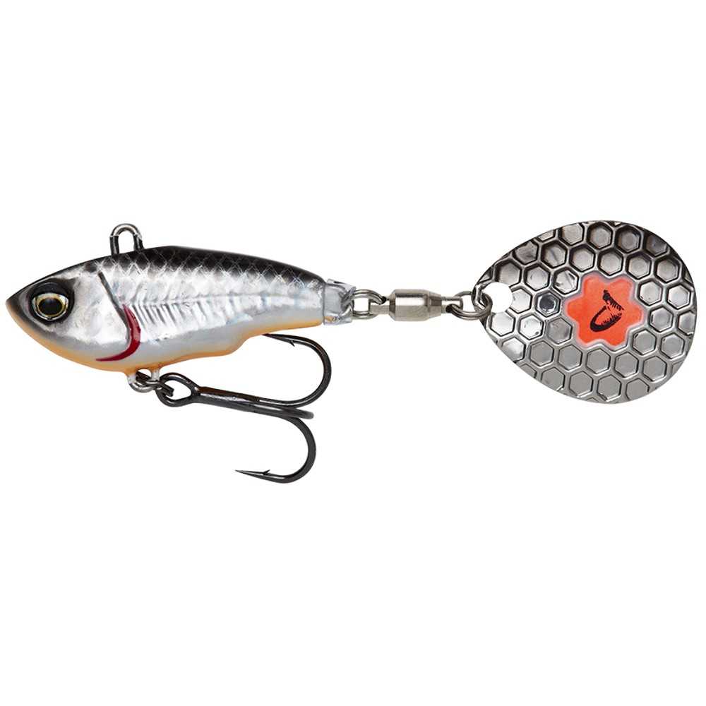 Savage gear fat tail spin sinking dirty silver - 5
