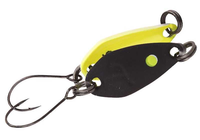 Spro plandavka trout master incy spoon black yellow - 3
