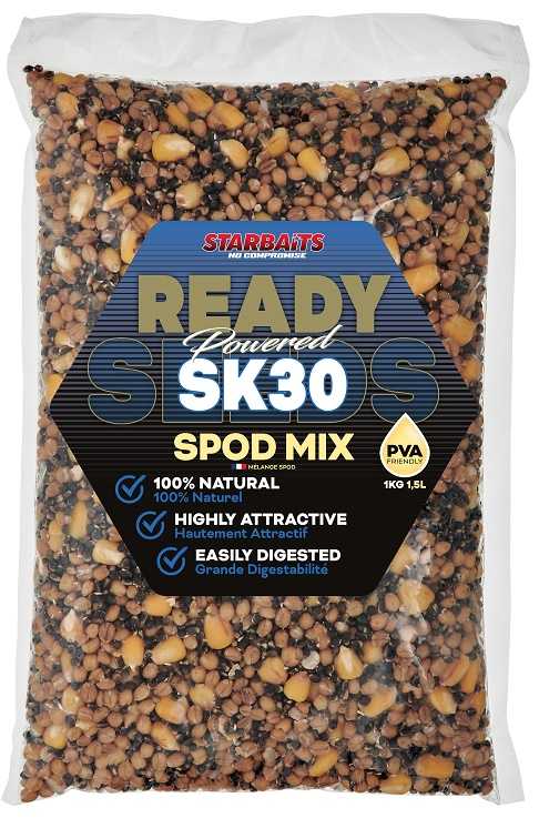 Starbaits zmes spod mix ready seeds sk30 - 1 kg
