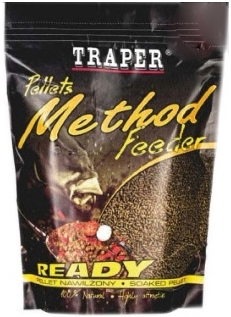 Traper pelety method feeder ready 2 mm - halibut čierny