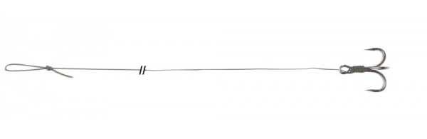 Uni cat náväzec treble hook rig 100 cm-veľkosť háčika 6/0 nosnosť 105 kg