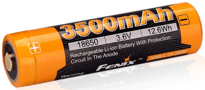 Fenix nabíjateľná batéria 18650 3500 mah li-ion