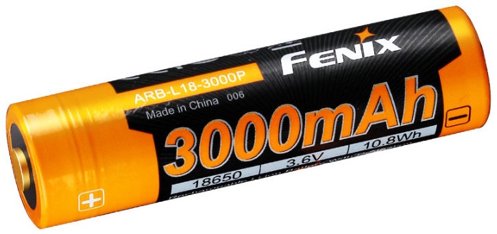 Fenix vysokoprúdová batéria 18650 3000 mah li-ion