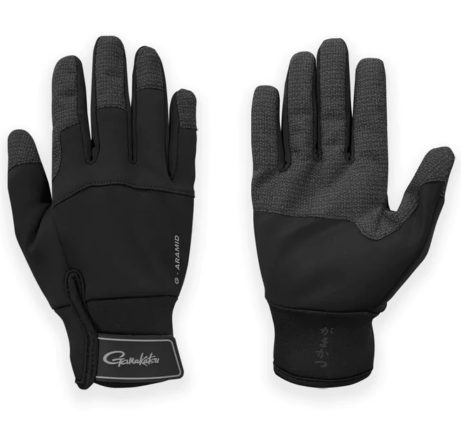 Gamakatsu rukavice g-aramid gloves - l