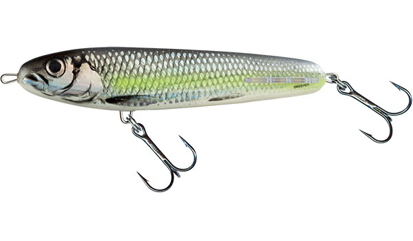 Salmo wobler sweeper sinking silver chartreuse shad-12 cm 34 g