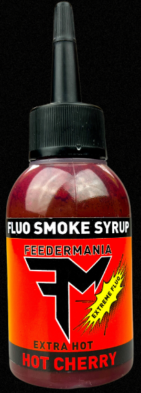 Feedermania extreme fluo smoke syrup 75 ml - hot cherry