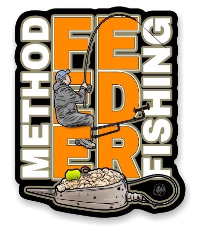 4anglersdesign samolepka 62 method feeder fishing